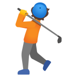 Golfer - Noto Color Emoji