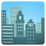 Stadsgezicht - Noto Color Emoji