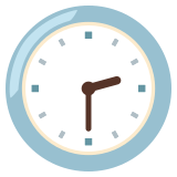 Half drie - Noto Color Emoji