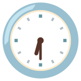 Half zeven - Noto Color Emoji