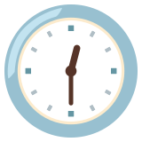 Half één - Noto Color Emoji