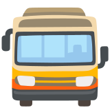Naderende bus - Noto Color Emoji