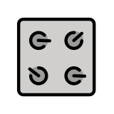 Controleknoppen - OpenMoji