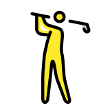 Golfer - OpenMoji