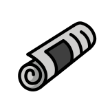 Opgerolde krant - OpenMoji