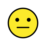 Neutraal gezicht - OpenMoji