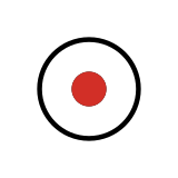 Knop voor opnemen - OpenMoji