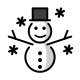 Sneeuwpop - OpenMoji