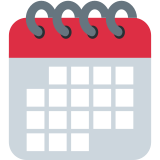 Kalender met spiraal - Twitter / X