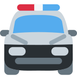 Naderende politieauto - Twitter / X
