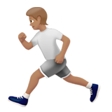 hardloper: getinte huidskleur