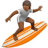 surfer: donkergetinte huidskleur