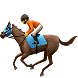 Paardenrennen emoji