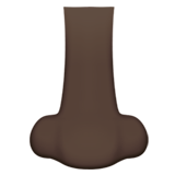 neus: donkere huidskleur