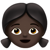 meisje: donkere huidskleur