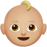 baby: lichtgetinte huidskleur