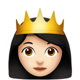 prinses: lichte huidskleur