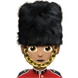 wachter: getinte huidskleur