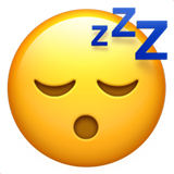 ZZZ slaperige emoji