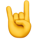 Hand duivelshorens emoji