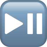 knop voor afspelen of pauzeren