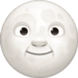 Volle maan met gezicht - Facebook