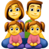 Gezin: man, vrouw, meisje, meisje - Facebook