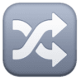 Knop voor shuffle - Facebook