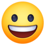 Grijnzend gezicht - Facebook