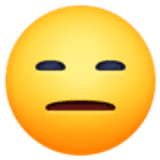 Uitdrukkingsloos gezicht - Facebook