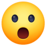 Gezicht met open mond - Facebook