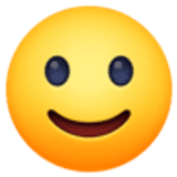 Enigszins lachend gezicht - Facebook