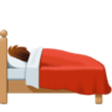 Persoon in bed - Facebook