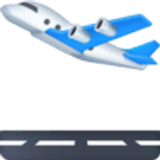 Vertrek van vliegtuig - Facebook