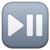 Knop voor afspelen of pauzeren - Facebook