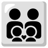 Gezin: man, man, jongen, jongen - Noto Color Emoji