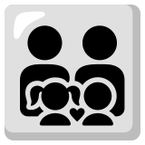 Gezin: man, man, meisje, jongen - Noto Color Emoji