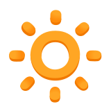 Knop voor lagere helderheid - Noto Color Emoji