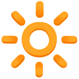 Knop voor hogere helderheid - Noto Color Emoji