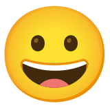 Grijnzend gezicht - Noto Color Emoji