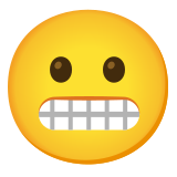 Gezicht met grimas - Noto Color Emoji