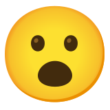 Gezicht met open mond - Noto Color Emoji
