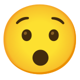 Verstomd gezicht - Noto Color Emoji