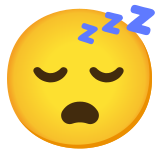 Slapend gezicht - Noto Color Emoji