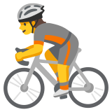 Fietsende persoon - Noto Color Emoji