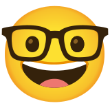Nerdgezicht - Noto Color Emoji