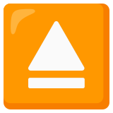 Knop voor uitwerpen - Noto Color Emoji