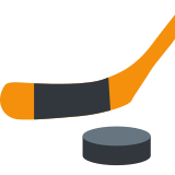 Ijshockeystick en puck - Twitter / X