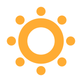 Knop voor lagere helderheid - Twitter / X