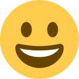 Grijnzend gezicht - Twitter / X